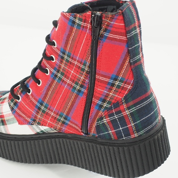 TUK Mixed Plaid Casbah Boot - Picture 5 of 8